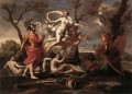 Venus presentando armas a Eneas, el pintor clásico Nicolas Poussin